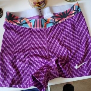 Purple nike spandex